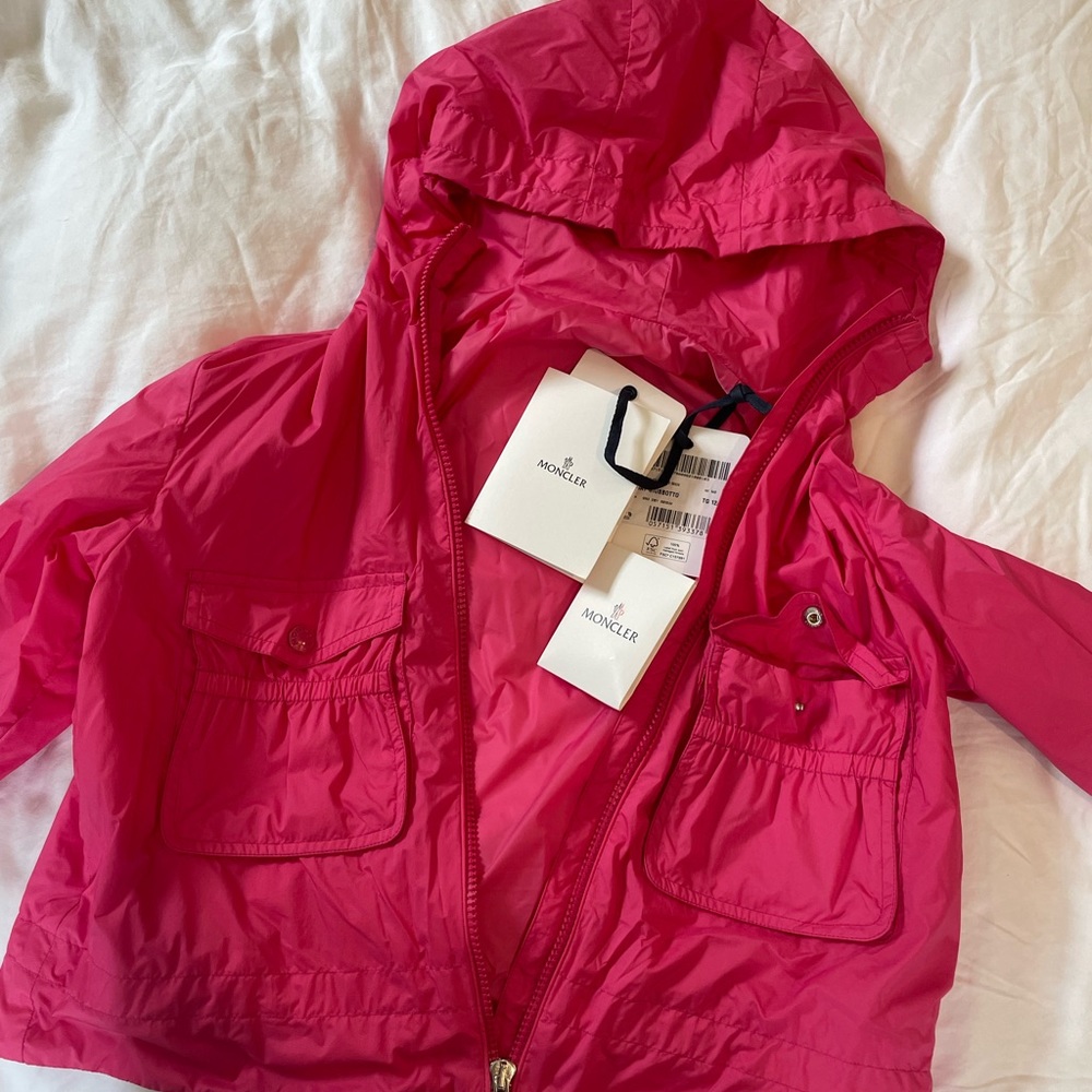 Moncler Barbie Pink Girls/Women’s 00 crop jacket